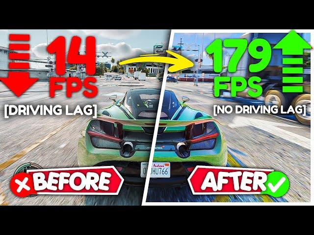 How To Fix Lag In GTA 5 | GTA 5 Driving Lag Fix | Low End PC [ SETTINGS TO BOOST FPS ]