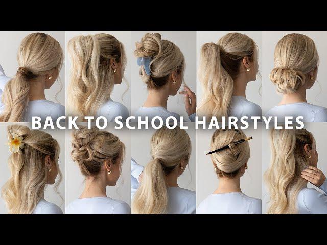 10 CUTE BACK TO SCHOOL HAIRSTYLES 2024 ️