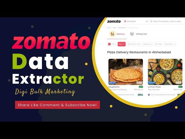 How to Scrape Zomato Data for Lead Generation | Zomato Data Extractor Tool Tutorial