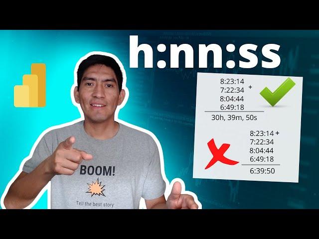 How to Sum Hours, Minutes, and Seconds with DAX in Power BI [h:nn:ss] - Part 2