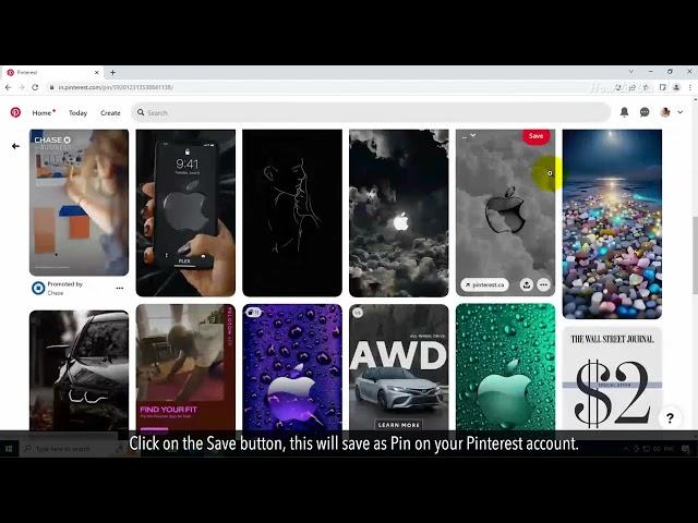 How to Download an Image on Pinterest :Tutorial
