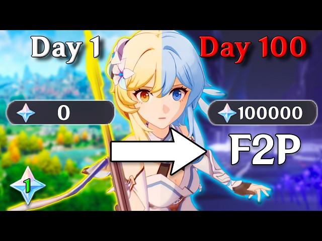 I Have 100 Days to Obtain 100,000 F2P Primogems...