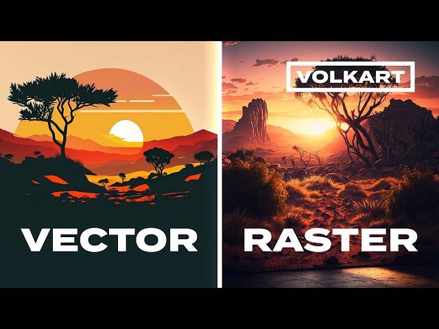 The Difference Between Raster & Vector Images