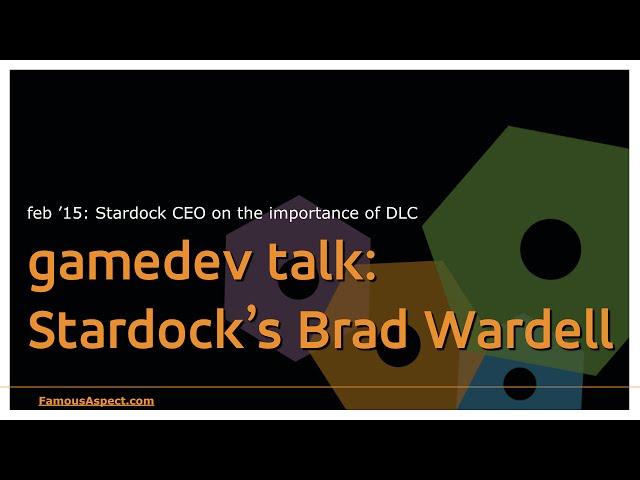 gamedev talk: Stardock CEO Brad Wardell on DLC