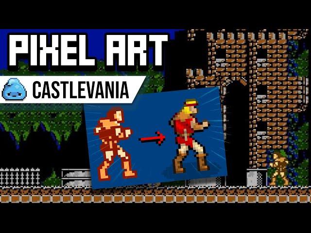 Pixel Art: Castlevania Simon Belmont Remade!