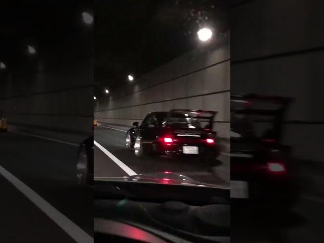 RWB PORSCHE IN TUNNEL IN JAPAN #SHORTS