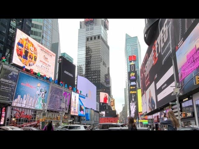 live in Time Square Manhattan New York City USA. USA