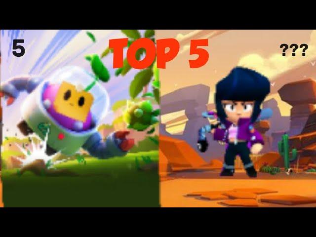 Top 5 mejores brawlers para voleybrawl/Brawl Stars.