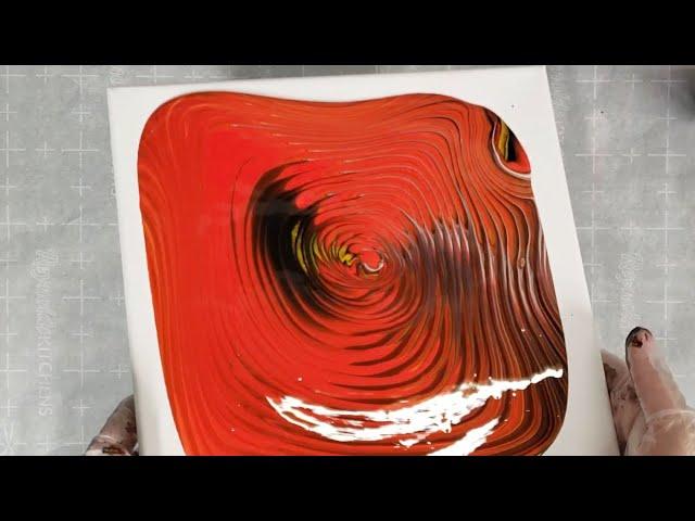 Arteza Acrylic Pouring Paints Tree Ring Fluid Art Technique