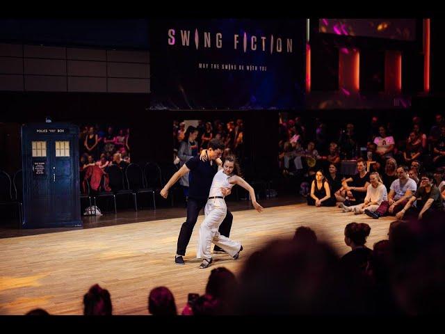 Semion Ovsiannikov & Maria Elizarova WestCoastSwing ProShow SwingFiction 2023 in Brno, CzechRepublic