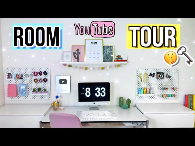 ICH ZEIGE EUCH MEIN NEUES YOUTUBE ZIMMER Roomtour deutsch 2019  Es ist so perfekt! Cali Kessy