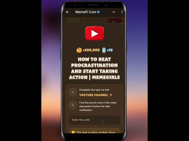 How to Beat Procrastination and Start Taking Action Code Memefi | Memefi Youtube Video Code