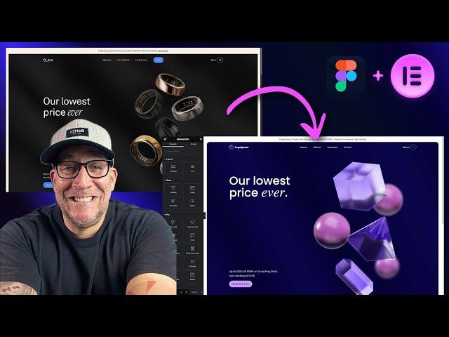 Design & Build A Banner Like Oura Ring In Elementor (with Figma)
