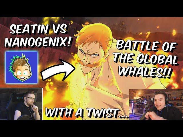 SEATIN VS NANOGENIX - CLASH OF THE GLOBAL WHALE GODS PVP MATCHES! - Seven Deadly Sins: Grand Cross