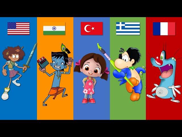 Cartoons From Different Countries | pt.6