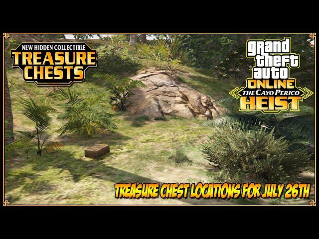 Cayo Perico Treasure Chest Locations For July 26th 2024 | GTA 5 Online | The Cayo Perico Heist DLC