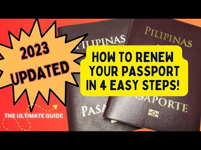 PAANO MAG-RENEW NG PASSPORT NGAYONG 2023? | STEP-BY-STEP PROCESS, REQUIREMENTS AT TIPS