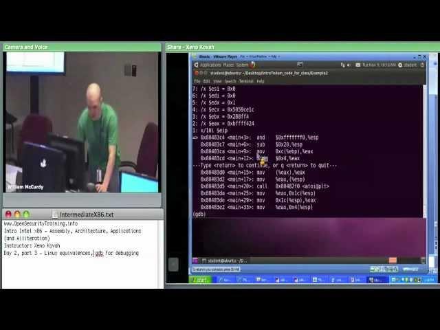 Day 2 Part 4: Introductory Intel x86: Architecture, Assembly, Applications