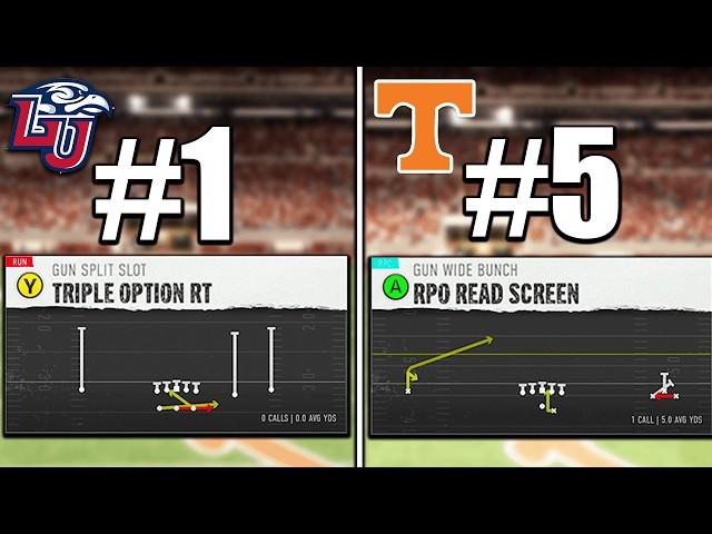 The 5 BEST Offenses In College Football 25!