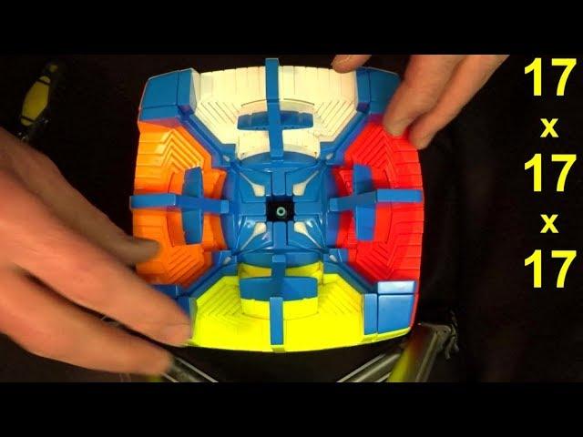 *FULL* Yuxin 17x17x17 Rubik's Cube Puzzle assembly at normal speed