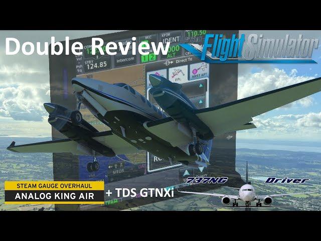 Looking for a change? Try this! Analog King Air and TDS GTNXi REVIEW | Real 737 Pilot