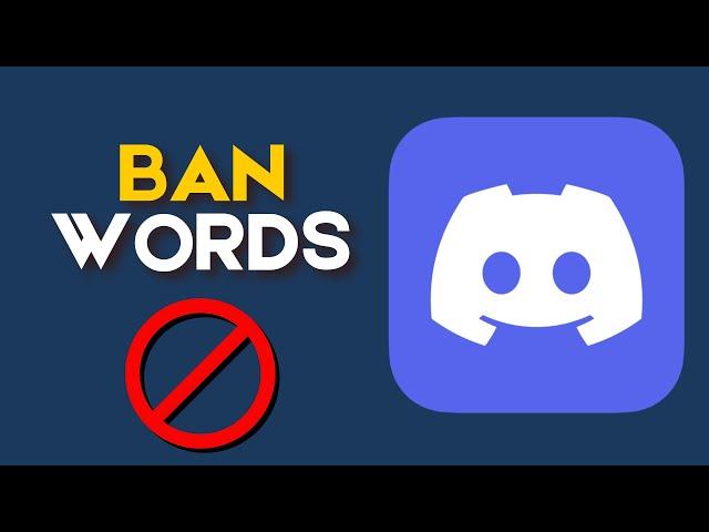 How to Ban Words From Discord Server Using AutoMod