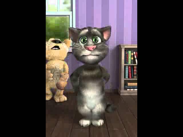 Talking Tom starts to sware