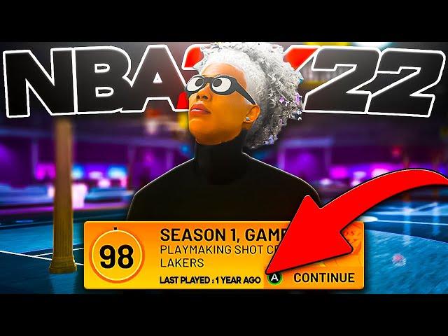 I USED MY FIRST EVER BUILD on NBA 2K22 in the STAGE! BEST OLD META 6'2 PLAYMAKING SHOT CREATOR BUILD