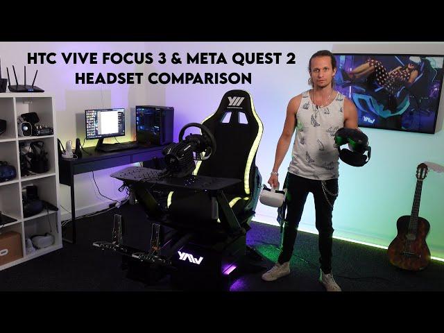 Yaw2 - HTC Vive Focus 3 & Meta Quest 2 Headset Comparison