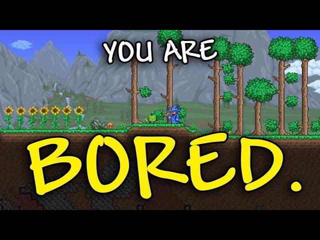 What to do when you get bored in Terraria