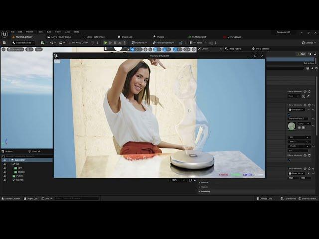 Beginners Guide to Unreal Engine Compositing with full Post Process Effects and Dynamic Media Planes