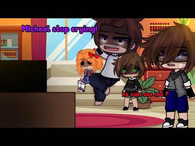 Only the people who care about you can see you meme Afton family gacha club [FNAF] Micheal Afton