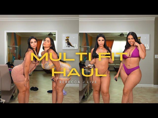 Multi Fit Try on Haul with RebeccaJ and AsshelyG