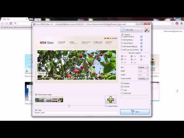 How to convert video to webm