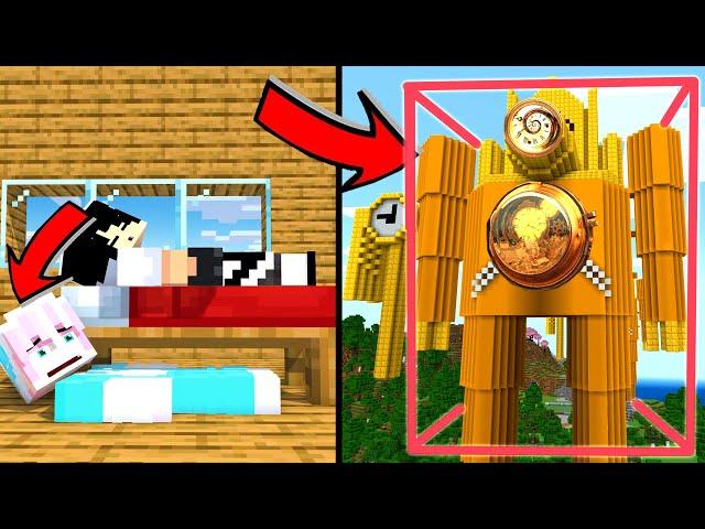 AZUYA BUAT RUMAH AMAN SKIBIDI TOILET CLOCKMAN TITAN MINECRAFT DAN PRANK YOUTUBER INI SAMPAI KAPOK !