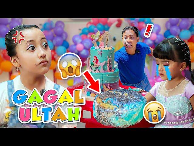 DINAR NGAMUK‼️ SI DUDUNG JATUHIN KUE, DANISA GAGAL ULANGTAHUN, NANGIS KEJER #viral #birthday