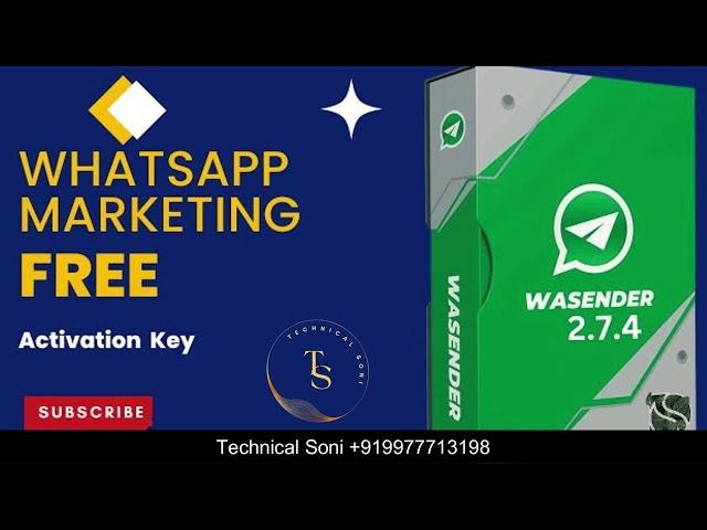 WA SENDER Latest (3.7.6) | Free Whatsapp Marketing Tool | WASender with activation key