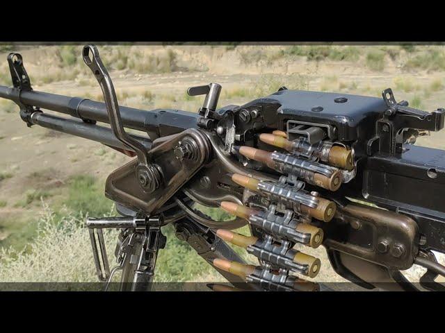 .50 cal machine gun type w85 heavy machine gun live Firing in heavy gun range