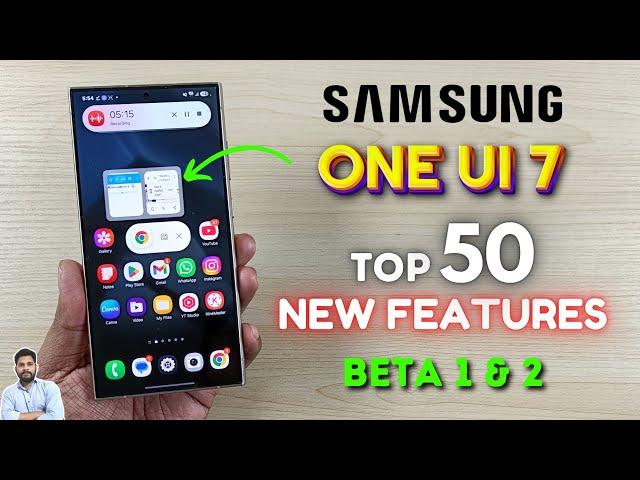 Samsung S24 Series One UI 7 Update : Top 50 New Features (Beta 1 & 2)