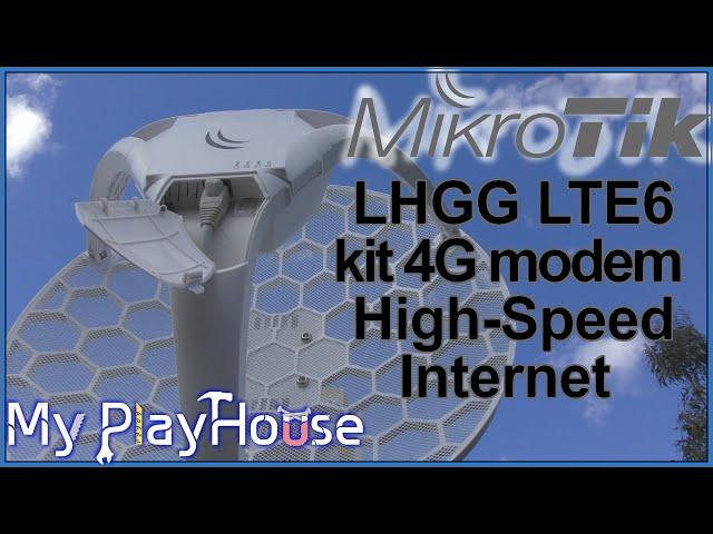 First Internet - Mikrotik LHGG LTE6 4G Router on My Mountain - 1270