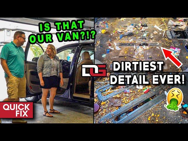 Deep Cleaning The NASTIEST Vehicle I've Ever Seen! | Insane 18 Hour Detail | Quick Fix