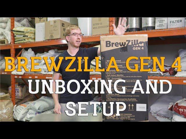 Hyped To Unbox The New BrewZilla Gen 4 35L All Grain Brewing System + Setup, And First Impressions