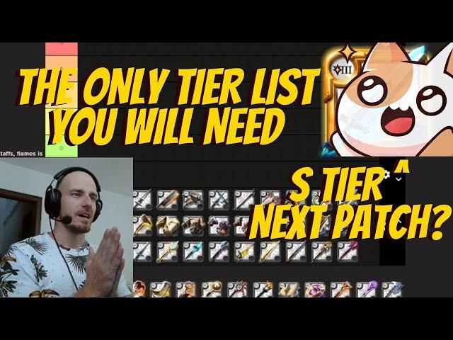 we found 4 S TIER meta weapons | educational mists pvp tier list for next patch | ALBION ONLINE