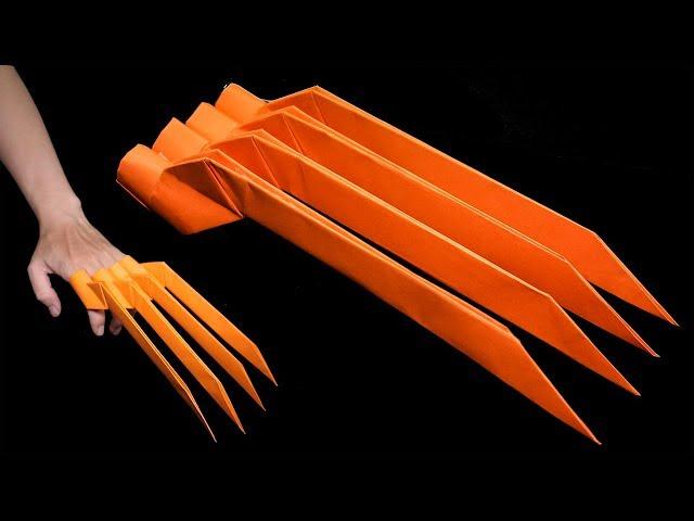 Easy #origami wolverine #claw - design by torself