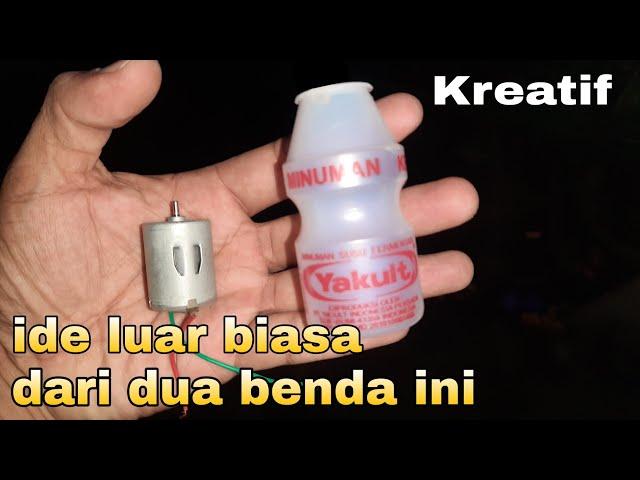 ide kreatif tak terpikirkan dari botol bekas yakul