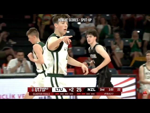 Hayden Jones - New Zealand - 2024 FIBA U17 World Cup Highlights