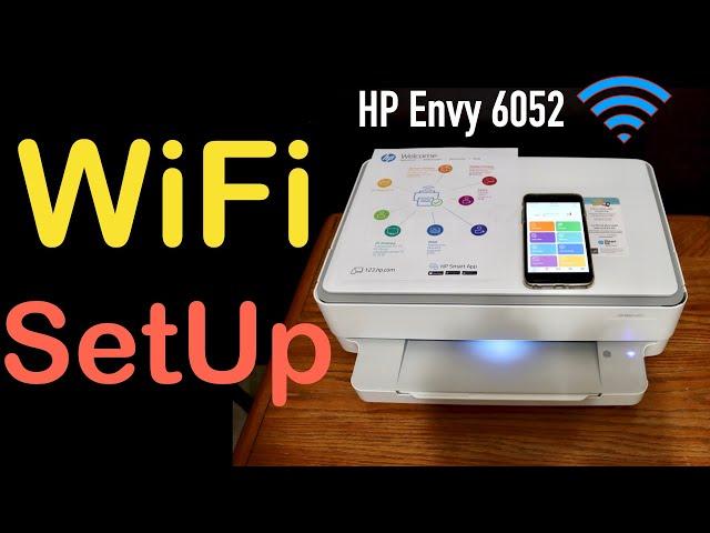 HP Envy 6052 WiFi SetUp !!