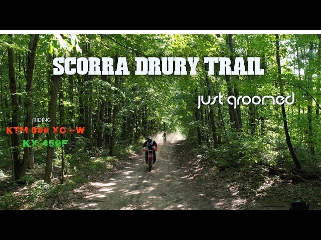 SCORRA DRURY TRAIL RIDING KTM 300 XC-W KX 450F