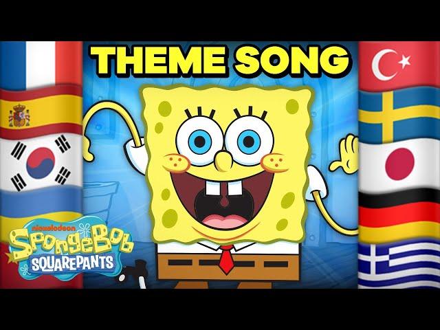 SpongeBob Theme Song in 27 Different Languages!  | SpongeBob