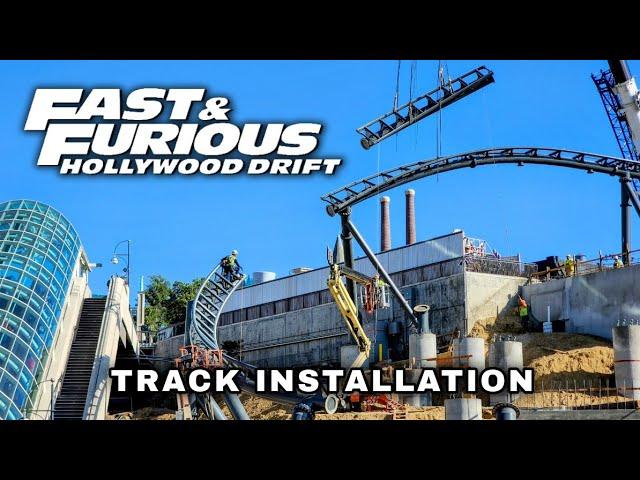 TRACK INSTALLATION for Fast & Furious: Hollywood Drift!! | USH Vlog #24 | 9/17/24